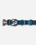 Collar con Moño Azul